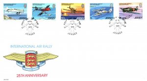 FIRST DAY COVER JERSEY CHANNEL ISLAND INTERNATIONAL AIR RALLY 1979