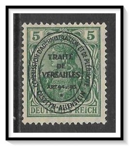 Allenstein #15 German Issues Overprinted NG Thin