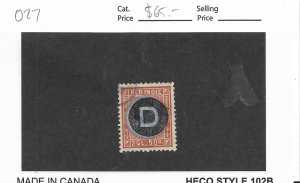 Netherland East Indies: Sc #O27, used (53484)