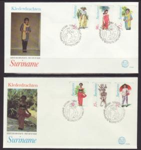 Suriname 541-546 S/2 U/A FDC