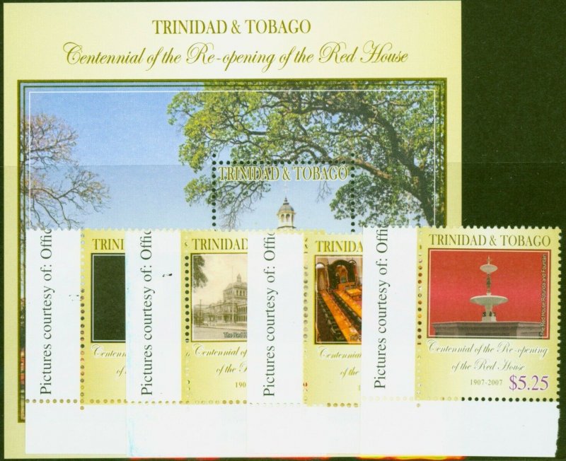 Trinidad & Tobago 2007 Red House set of 6 SG1116-MS1120 V.F MNH 