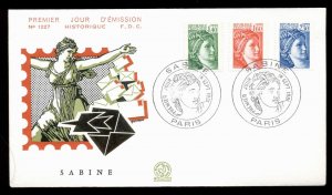 France 1981 Sabine FDC