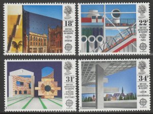 GB 1987 EUROPA Stamps - Modern Architecture MNH SG#1355-1358 S1087