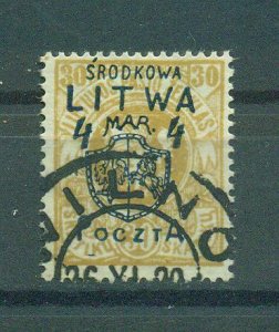 Central Lithuania sc# 16 used cat value $52.50