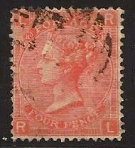 Great Britain #43  Scott CV $62.50