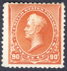 #229 Mint OG, F-VF, Wide stamp (CV $475 - ID24215)