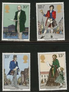 Great Britain Scott 871-4 MNH** 1979 Rowland Hill set