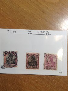 Germany  # 87-89  Used