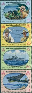 New Hebrides 1967 SG125-128 Pacific War set MLH