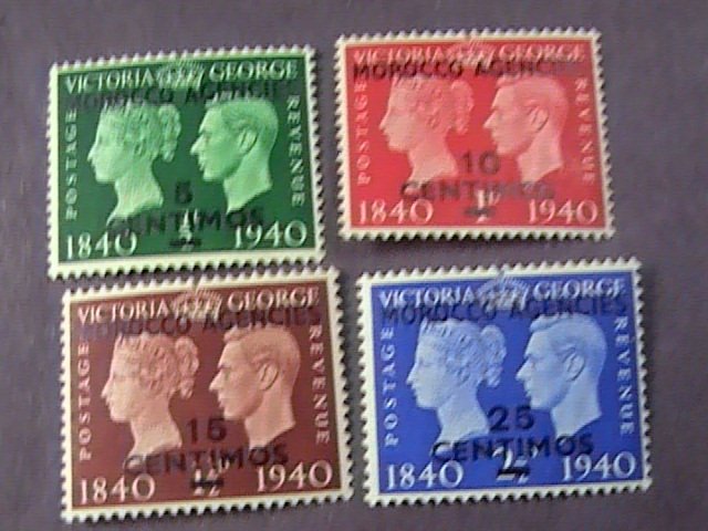 GREAT BRITAIN/BOA/MOROCCO # 89-92-MINT/HINGED--COMPLETE SET--1940