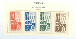 Nepal #159-162  Single (Complete Set)