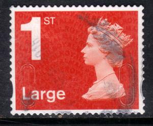 GB 2016 QE2 1st Large Vermilion Security Machin SG U3037 ( MFIL) ( B904 )