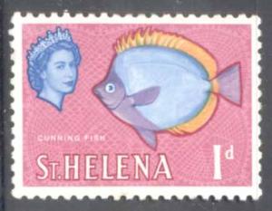 St Helena ~ #159 ~ Cunning Fish ~ MH