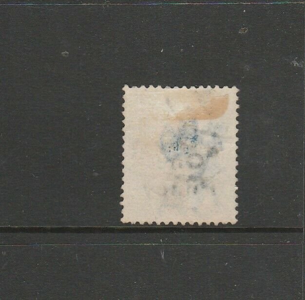 Malta 1902 ONE PNNEY opt Dull Blue FU SG 36b