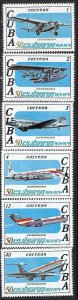 Cuba 2283-88 MNH AIRPLANES Z7728