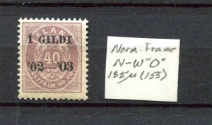 Iceland/Island  1902/3 Black  Overprint  40 aur Sc 58 MH 9357