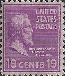 # 824 MINT NEVER HINGED RUTHERFORD B. HAYES