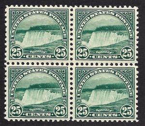 568 Mint,OG,NH... Block of 4... SCV $120.00