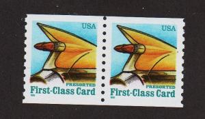 #2908 Tailfins Coil Pair  - MNH