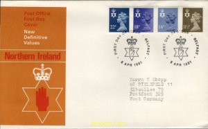 774243 MNH GRAN BRETAÑA. Irlanda del Norte 1981 REINA ISABEL II