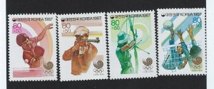 Korea MNH  sc B47-B50