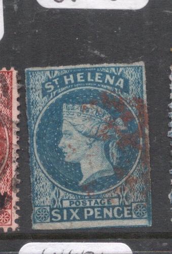 St Helena SG 1 Red Cancel VFU (1dmc)