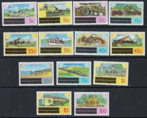 St Kitts 25-37 MNH 1980 overprints (ak3473)