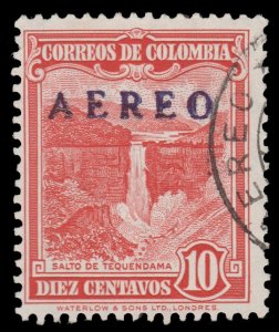 COLOMBIA AIRMAIL STAMP 1953. SCOTT # C231. USED. # 3