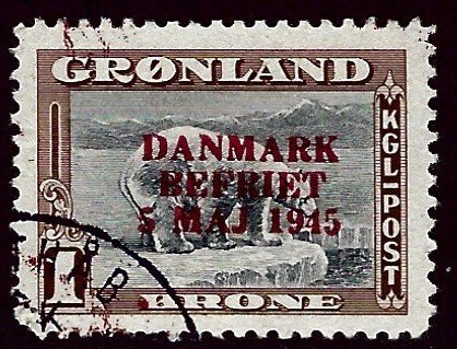 Greenland SC#25 Used VF SCV$110.00...!!