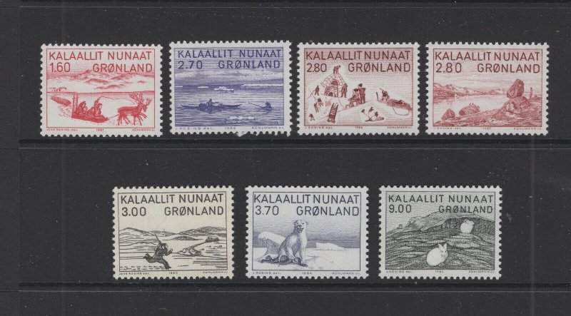 Greenland #112-18   (1980-87 Legends set) VFMNH CV $11.25