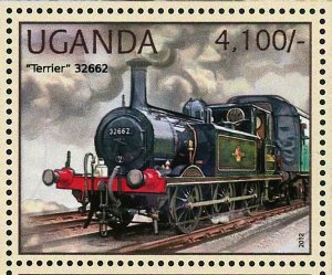 Steam Trains Stamp Tornado 60163 Brighton Works DS 377 Terrier S/S MNH #2881-288