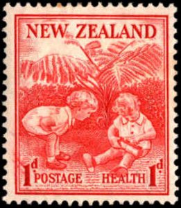 New Zealand #B13, Complete Set, 1938, Children, Hinged