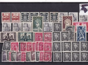 saar germany 1948 stamps  mint+used stamps Ref 10327