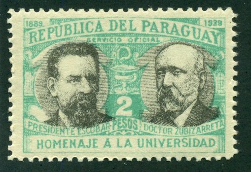 Paraguay 1940 #O101 MH SCV (2018) = $0.50