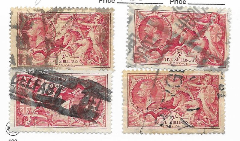 Great Britain #233 Faults - Stamp - CAT VALUE $60.00 PICK ONE
