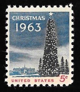 1240A 5 cents Christmas Tree (1963) Stamp mint OG NH VF