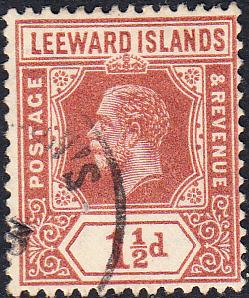 Leeward Islands #66a Used