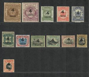 North Borneo Sc#91-102 M+U/H/VF, 92-5 NG, 96+101a Postally Used, Cv. $434.75