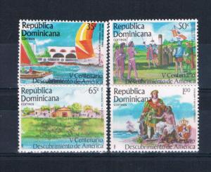 Dominican Republic 951-54 MNH set Discovery of America  (D0096)