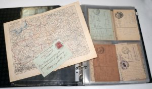 MITAU Jelgava WWI German Latvia Occupation Military Field Post Card Collection