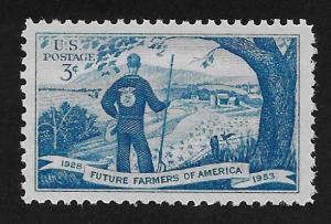 SC# 1024 - (3c) - 25th Anniv. Future Farmers, MNH single