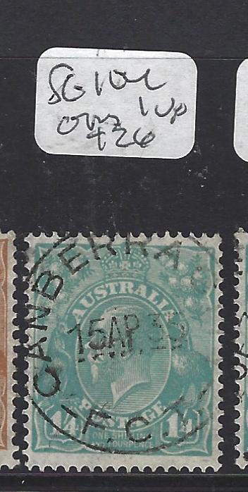 AUSTRALIA  (P2707B)   KGV  1/4    SG 104  SON   CDS   VFU  COPY 1