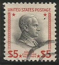 U.S. Scott #834 Coolidge Stamp - Used Single