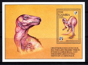 Gambia 1992 Dinosaurs Mint MNH Miniature Sheet SC 1291