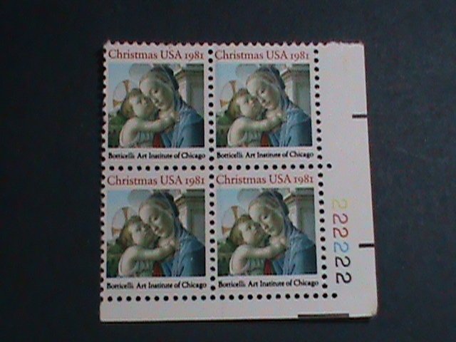 ​UNITED STATES-1981-SC#1939 CHRISTMAS BLOCK OF 4 STAMPS-MNH -VERY FINE