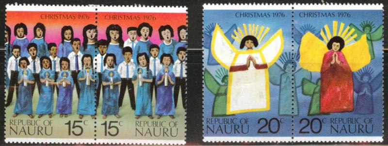 NAURU Scott 146-149 MNH** 1976 Christmas set