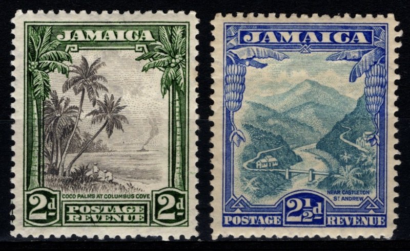 Jamaica 1932 George V, Views of Jamaica, 2d & 2½d [Unused]