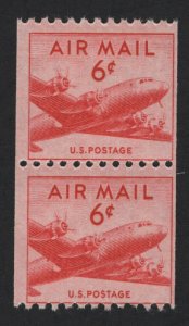 United States MINT Scott Number C41 COIL PAIR MNH  F-VF -  BARNEYS