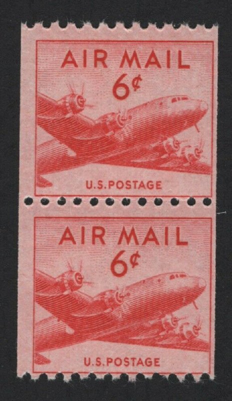 United States MINT Scott Number C41 COIL PAIR MNH  F-VF -  BARNEYS