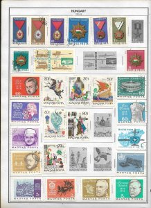 SE)1965-66 HUNGARY VARIETY OF STAMPS, WITHOUT DISPLAY, 4 MINT AND THE REST U